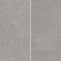 MILZETTI - 6X12/12X12 GROOVE, DARK, TEXTURED